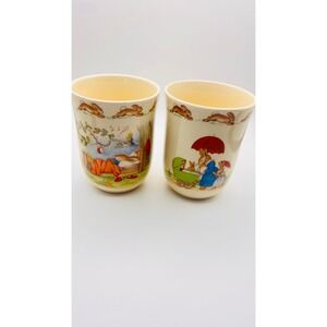 Vintage Royal Doulton Bunnykins Tumbler Cup(2) Barbara Vernon Bone China England